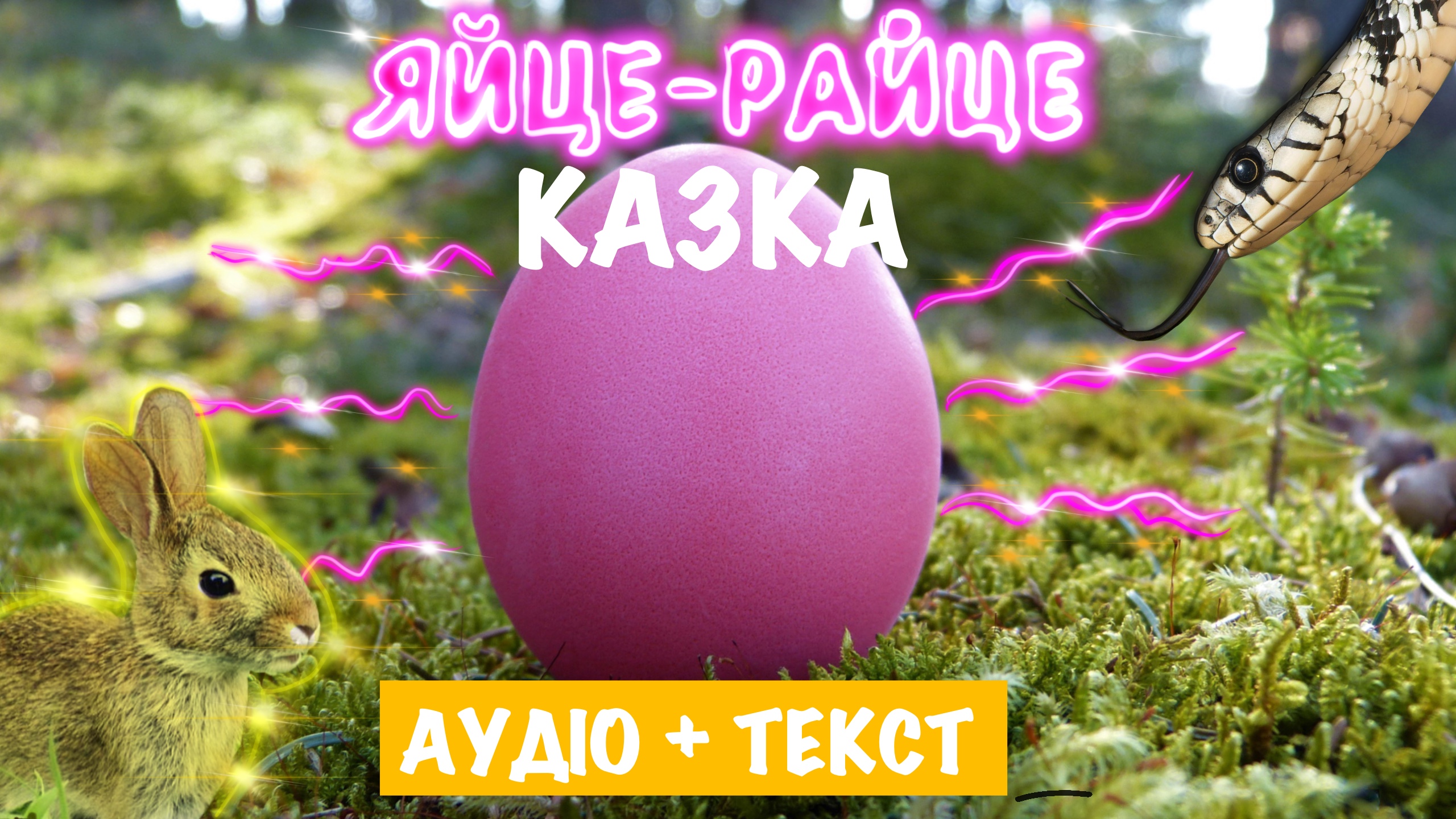 Обкладинка відеокниги : казка «Яйце-райце»